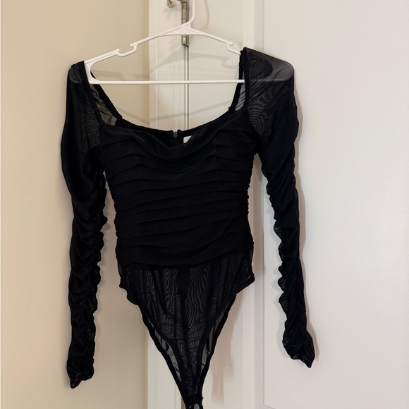Princess Polly Delany Bodysuit Black - Picture 3 of 5